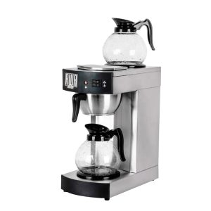 Cafetera de goteo industrial de acero 2 picheles vidrio | RWA